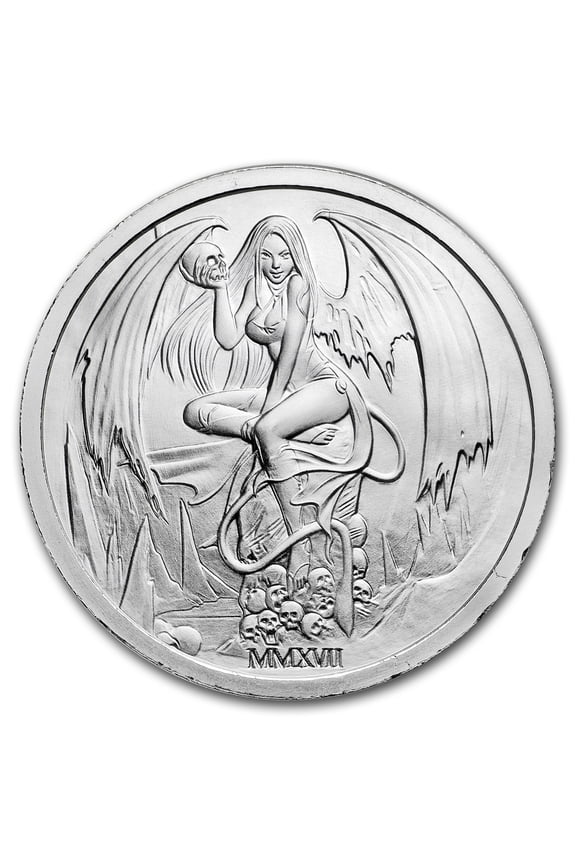 2017 2 oz Silver Round - Temptation of the Succubus BU