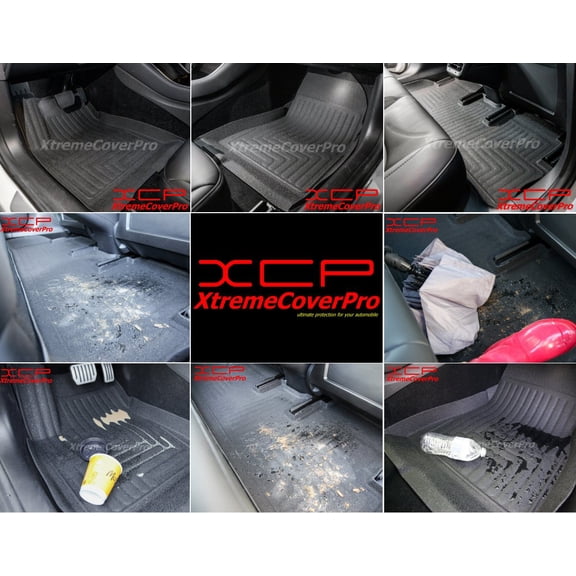 2017 2018 2019 2020 2021 Tesla Model 3 3D Custom All Weather Floormats Floor mat liners Carpet XCP XtremeCoverPro