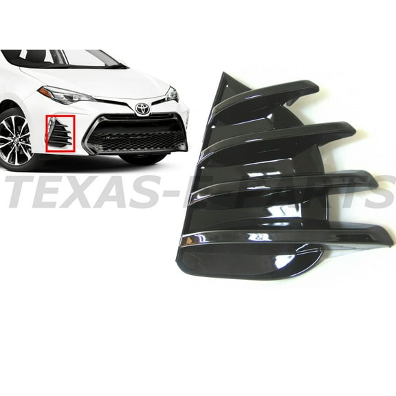 2017 2018 2019 Compatible With Toyota Corolla XSE SE Front Bumper Daytime Running Light Cover Right Passenger Side