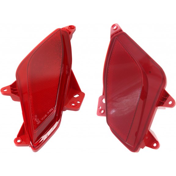 For 2017-2018 Hyundai Santa Fe Pair Driver and Passenger Side Rear Bumper Reflector DOT Certified HY1184120 HY1185120 - Replaces 92405-B8700 92406-B8700