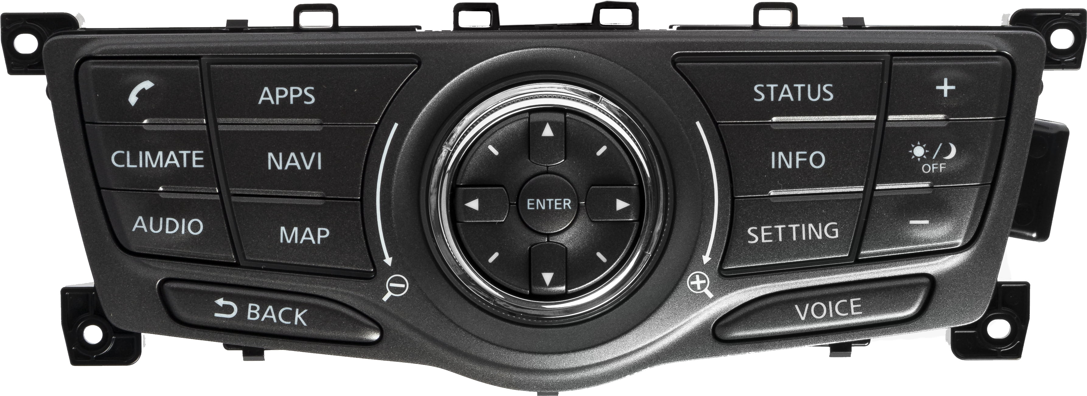 2017-2018 Nissan Pathfinder Audio Climate Navigation Control Panel 9PJ1A-210261