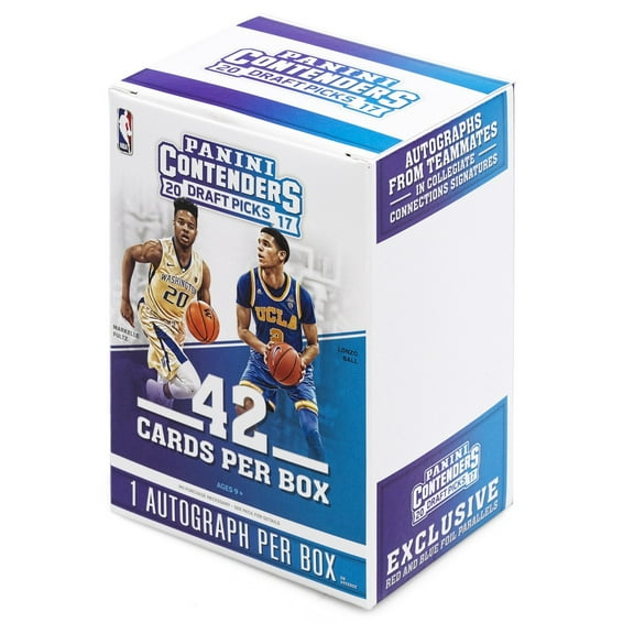 2017-2018 Panini Contenders Draft Basketball Trading Card Value Box