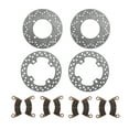 thumbnail image 1 of 2017 - 2019 Polaris Ranger Crew XP 900 Front & Rear Rotors & MudRat Brake Pads, 1 of 5