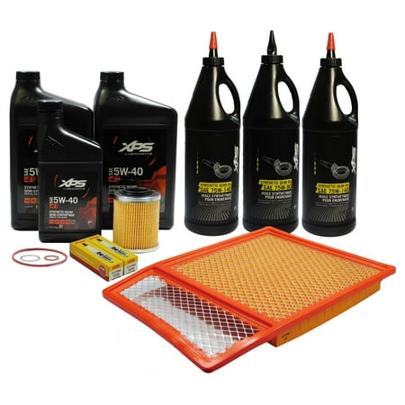 2017-2022 CanAm Maverick X3 OEM 5W-40 Synthetic Oil Change Full Service Kit C07
