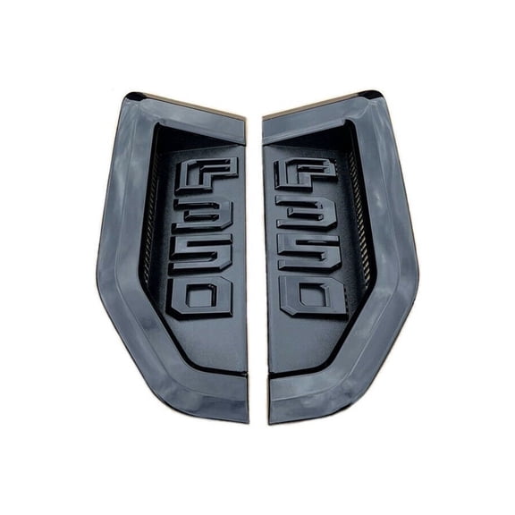 2017-2022 Fender Badges Compatible w/ 20172022 F350 Super Duty Side Emblems (GLOSS BLACK)