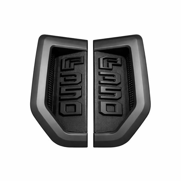 2017-2022 Fender Badges Compatible w/ 20172022 F350 Super Duty Side Emblems (Matte Black)
