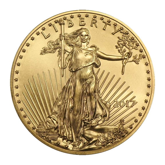 2017 $5 1/10-oz American Gold Eagle BU