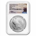 thumbnail image 1 of 2017 AUS 1 oz Silver Wedge Tailed Eagle MS-69 NGC Mercanti Label, 1 of 3
