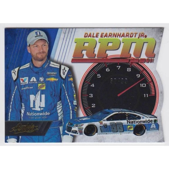 2017 Absolute RPM Spectrum Gold Dale Earnhardt Jr #RPM8 Parallel Insert Die-Cut Racing Card