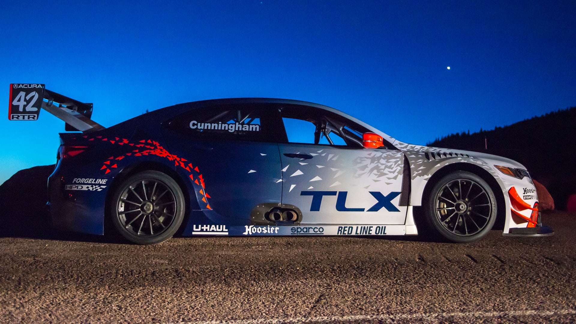 2017 Acura Tlx Gt Race Car Wall Art Print Poster - Walmart.com