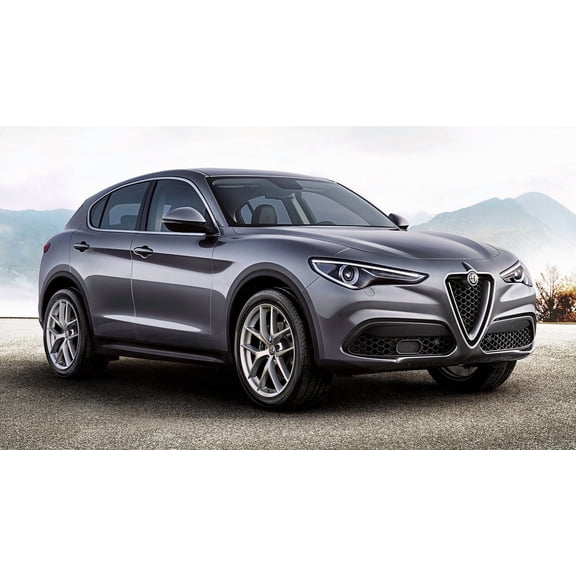 2017 Alfa Romeo Stelvio - 24x36 Inch Laminated Poster - Stunning Detail and Bold Colors