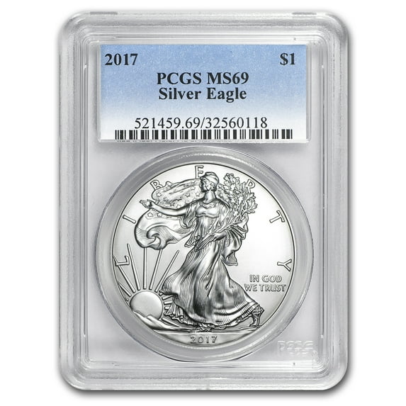 2017 American Silver Eagle MS-69 PCGS