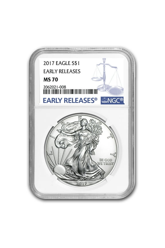 2017 American Silver Eagle MS-70 NGC (Early Releases)