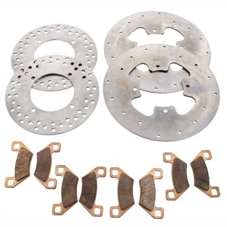 2017 Arctic Cat 700 HDX XT EPS Front and Rear Brake Rotors and Brake Pads