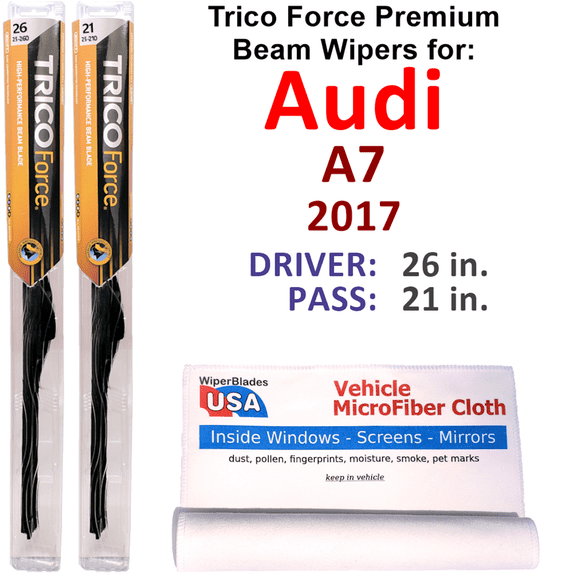 2017 Audi A7 Performance Beam Wipers (Set of 2)
