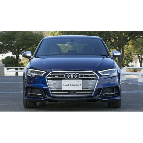 2017 Audi S3 Sportback JP - 24x36 Inch Glossy Laminated Poster - Stunning Detail and Bold Colors
