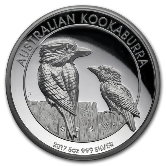 2017 Australia 5 oz Silver Kookaburra Proof (High Relief)
