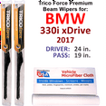 thumbnail image 1 of 2017 BMW 330i xDrive Performance Beam Wipers (Set of 2), 1 of 3