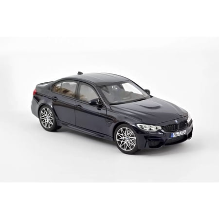 2017 BMW M3 Competition, Blue Metallic - Norev 183236 - 1/18 Scale Diecast Model Car