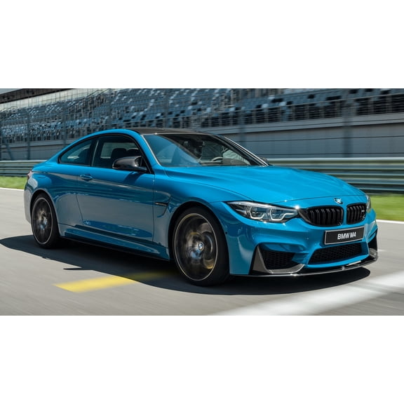 2017 BMW M4 Coupe Competition RU - 20x30 Inch Laminated Poster - Stunning Detail and Bold Colors
