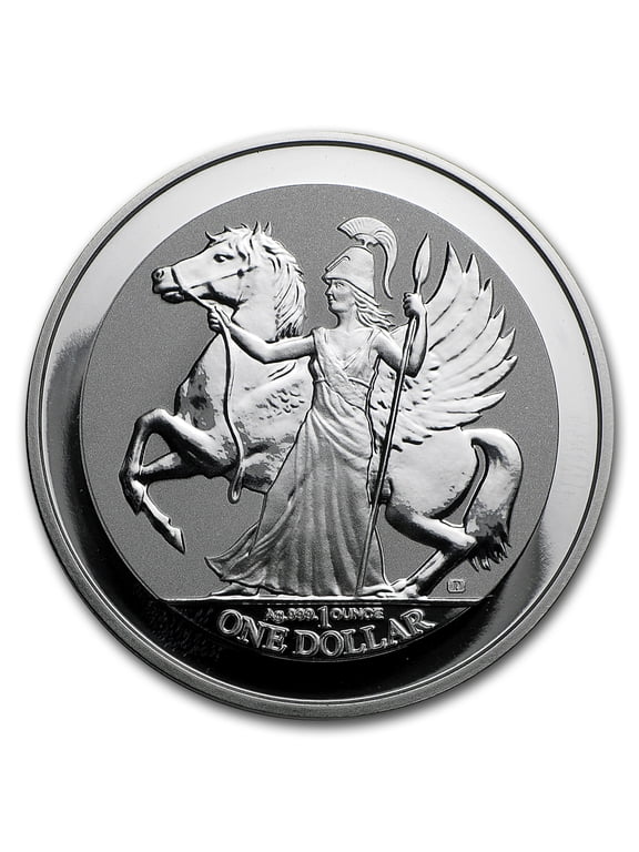 2017 British Virgin Islands 1 oz Silver Pegasus Reverse Proof