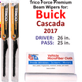 thumbnail image 1 of 2017 Buick Cascada Performance Beam Wipers (Set of 2), 1 of 3