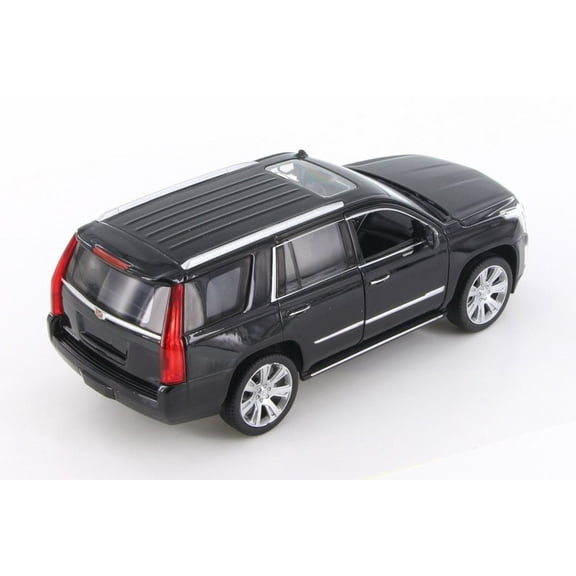 2017 Cadillac Escalade, Gloss Black - Welly 24084/4D - 1/24 Scale Diecast Model Toy Car (Brand New but NO BOX)