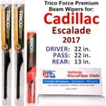 thumbnail image 1 of 2017 Cadillac Escalade Performance Beam Wipers (Set of 3) w/Rear Wiper, 1 of 4