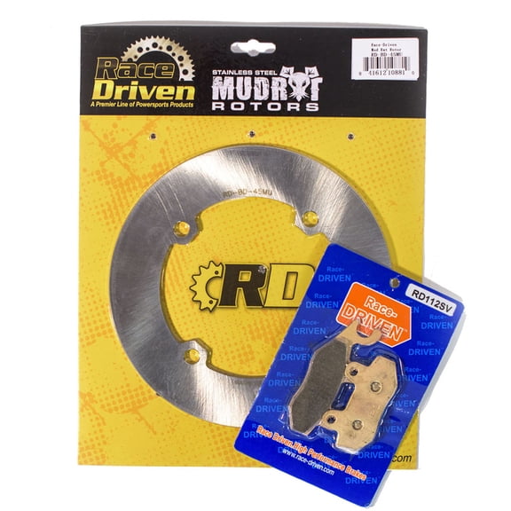 2017 Can-Am Commander Hunting Edition 1000 Rear MudRat Brake Rotor and Pads