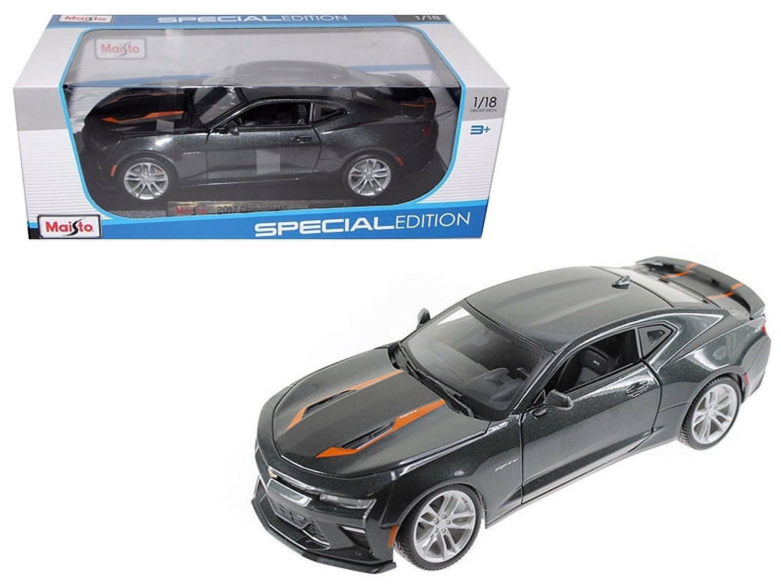 2017 Chevrolet Camaro SS Gray Met. w/ Orange Stripes 