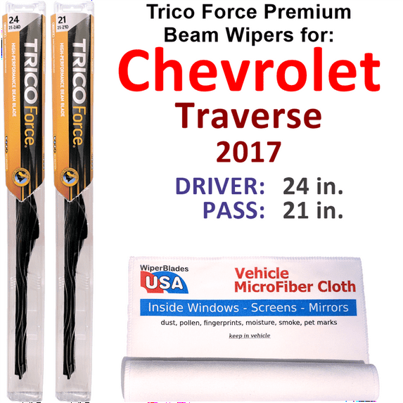 2017 Chevrolet Traverse Performance Beam Wipers (Set of 2)