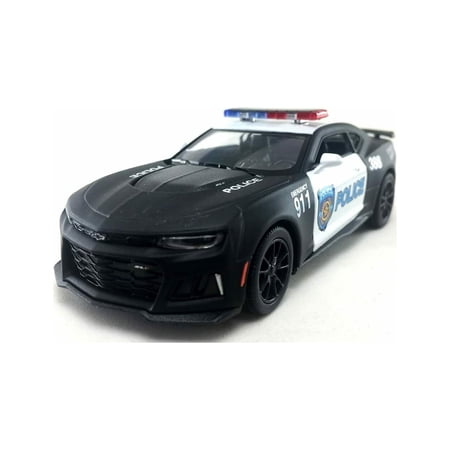 2017 Chevy Camaro ZL1 Police, Black /White - Kinsmart 5399DPR/P - 1/38 Scale Diecast Model CarMaterial