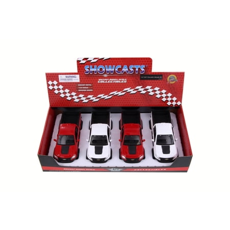 2017 Chevy Colorado ZR2 Pickup Truck, Red & White, Showcasts 37517 - 1/27 Scale Set of 4 Model Cars
