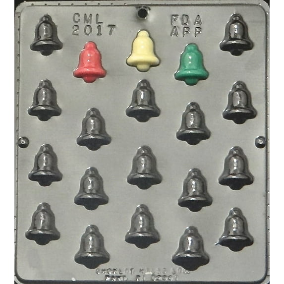 2017 Christmas Bell Bite Size Chocolate Candy Mold