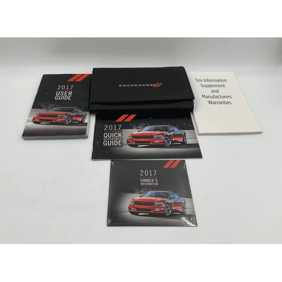 2017 Dodge Charger Owners Manual Handbook Set with Case K03B30005