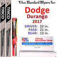thumbnail image 1 of 2017 Dodge Durango Wiper Blades (Set of 3) w/Rear Wiper, 1 of 3