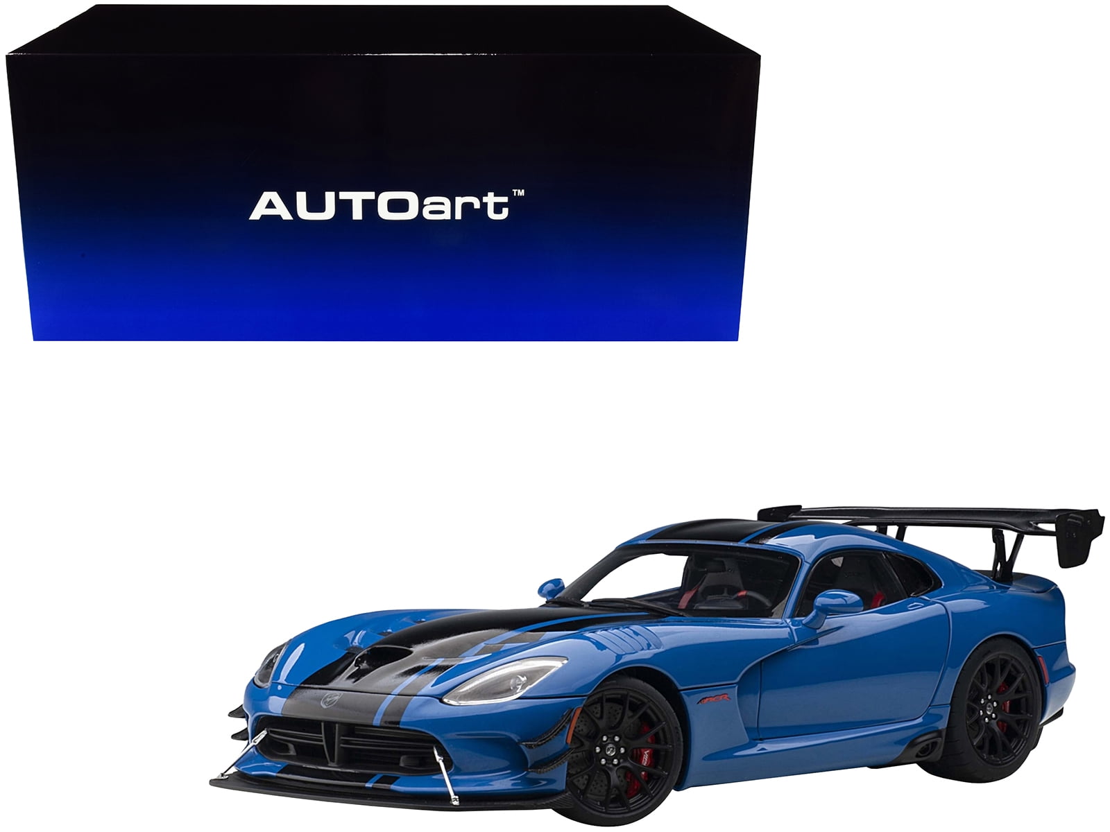 2017 Dodge Viper ACR Competition Blue with Black Stripes 1 18