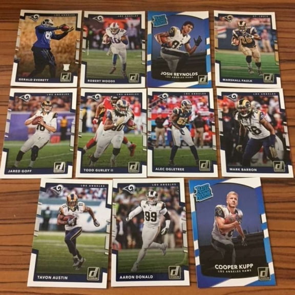 2017 Donruss NFL Team Set With RC St Louis Rams COOPER KUPP
