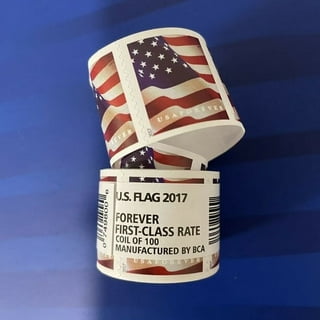 U.S. Flag 1 Roll of 100 USPS Forever First Class Postage Stamps 2018 