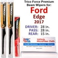 thumbnail image 1 of 2017 Ford Edge Performance Beam Wipers (Set of 3) w/Rear Wiper, 1 of 4