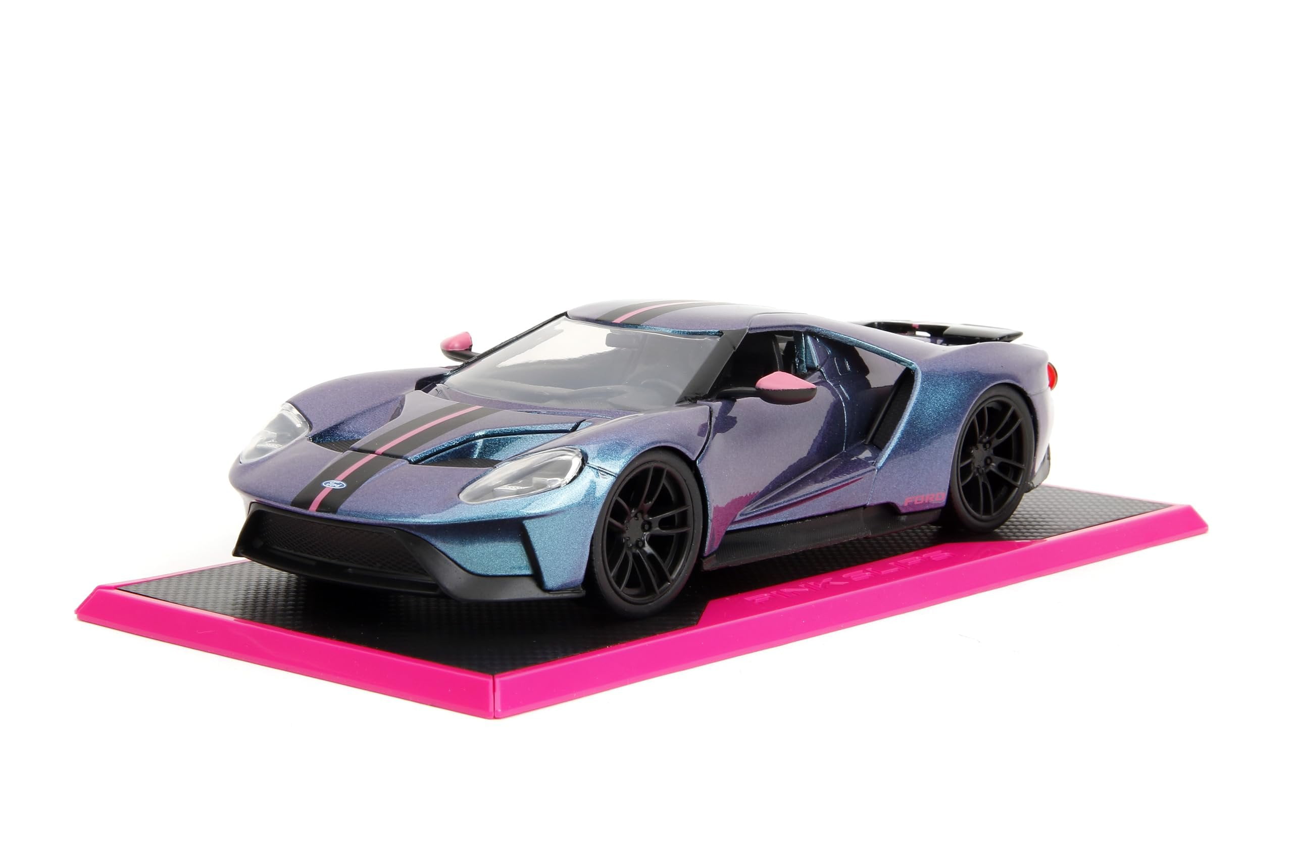 Jada Toys, Die-Cast Vehicle, 1:24 Ford GT W7 2017, Pink Slips