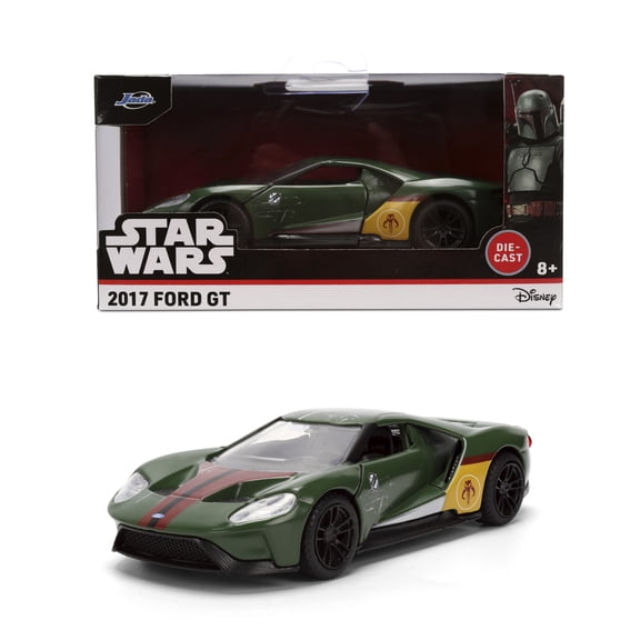 Star Wars Boba Fett 2017 Ford GT 1:32 Scale Hollywood Rides Die-Cast Collectible Car by Jada Toys Toy for Collectors and Fans