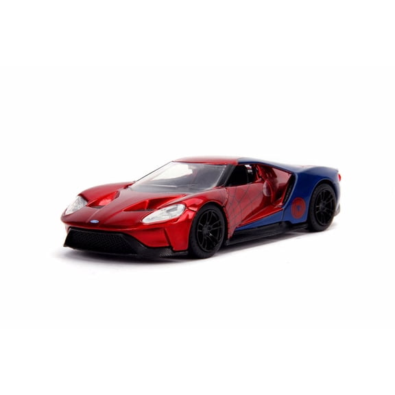 2017 Ford GT Hard Top, Spiderman - Jada 30291 - 1/32 Scale Diecast Model Toy Car