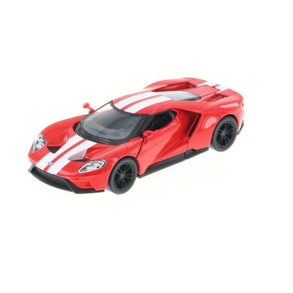 2017 Ford GT, Red - Kinsmart 5391DF - 1/38 Scale Diecast Model Toy Car (Brand New, but NOT IN BOX)