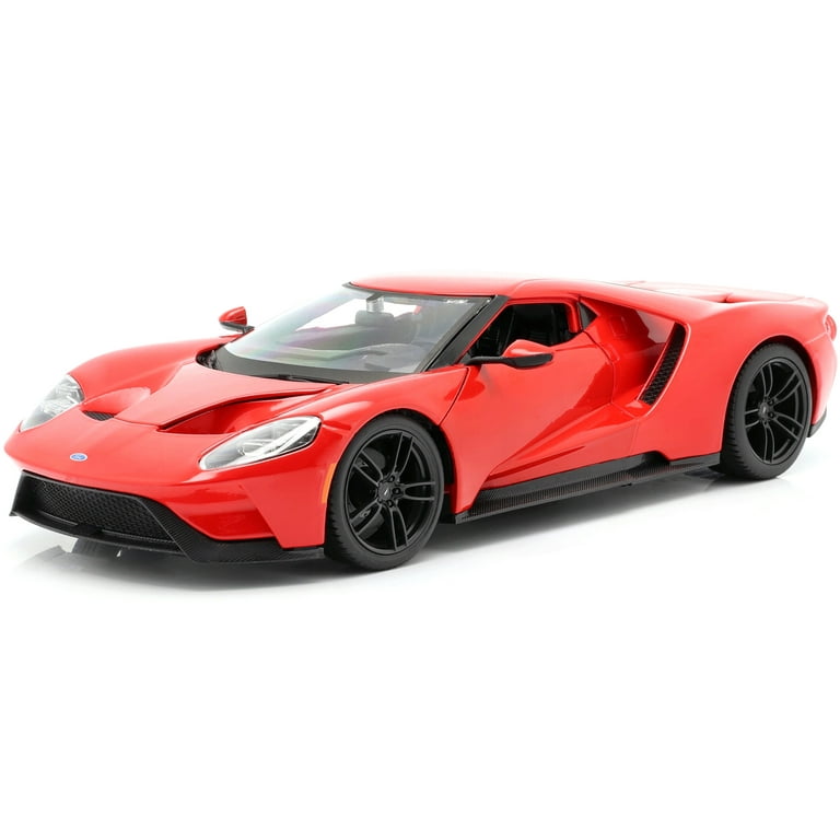 自動車 Maisto 2017 Ford GT Special Edition 1/18 Maisto 2017 Ford GT Diecast Model Car, Red with Black Wheels
