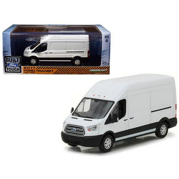 1:43 2017 Ford Transit Lwb High Roof Oxford White