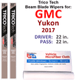 thumbnail image 1 of 2017 GMC Yukon Beam Blade Wipers (Set of 2), 1 of 3