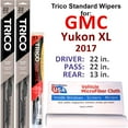 thumbnail image 1 of 2017 GMC Yukon XL Wiper Blades (Set of 3) w/Rear Wiper, 1 of 4
