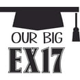 thumbnail image 1 of 2017 Graduation Vinyl Wall Decal - Grad Party DÃ©cor | 20"x20", 1 of 4