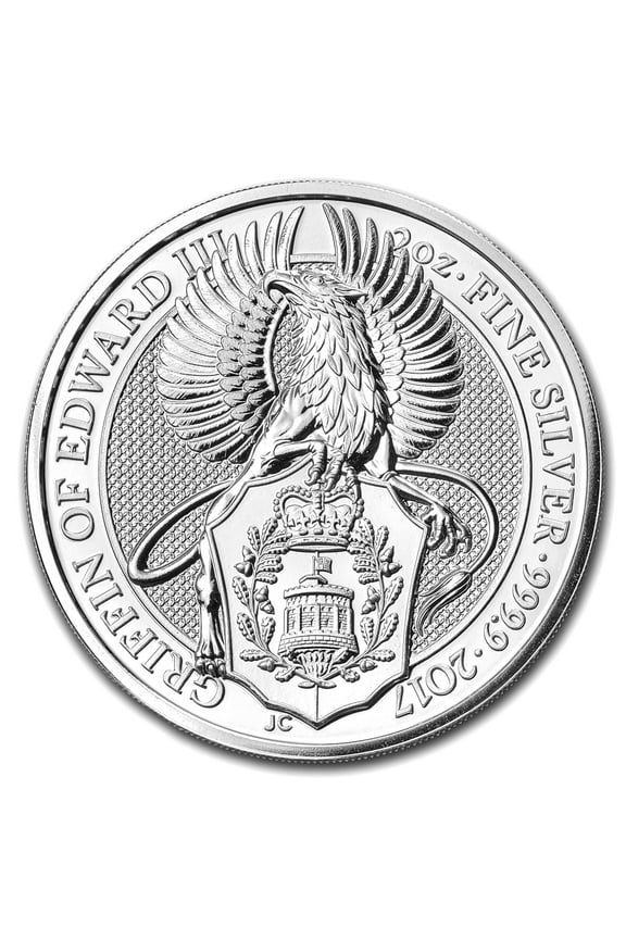 2017 Great Britain 2 oz Silver Queen's Beasts The Griffin